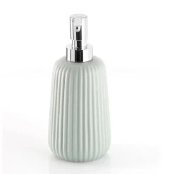 Dispenser sapone Marika in ceramica verde salvia