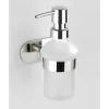 Dispenser sapone Orea Shine vetro e acciaio brillante
