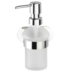Dispenser sapone Orea Shine vetro e acciaio brillante