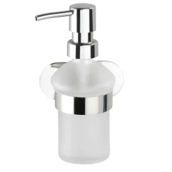 Dispenser sapone Orea Shine vetro e acciaio brillante
