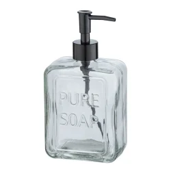 Dispenser sapone Pure Soap in vetro trasparente