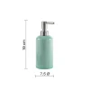 Dispenser sapone Sabina in ceramica acquamarina