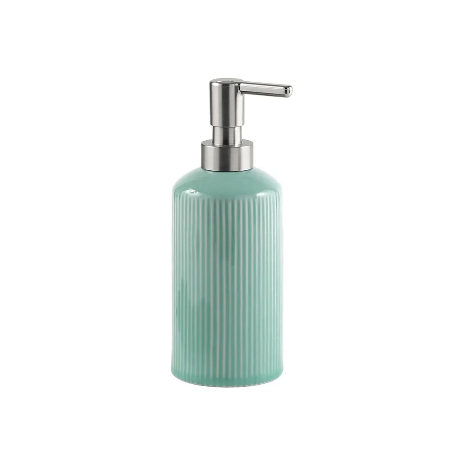 Dispenser sapone Sabina in ceramica acquamarina