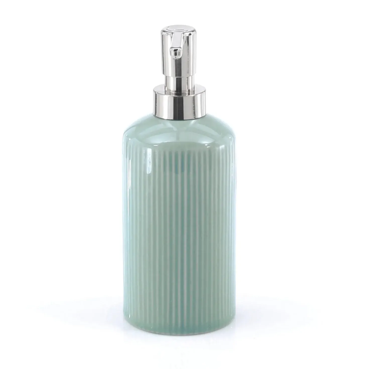 Dispenser sapone Sabina in ceramica acquamarina