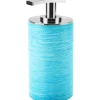 Dispenser sapone Sole in resina azzurro