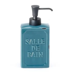 Dispenser sapone Vivienne in ceramica blu