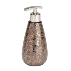 Dispenser sapone Wenko Marrakesh in ceramica marrone