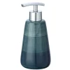 Dispenser sapone Wenko Pottery Petrol in ceramica petrolio