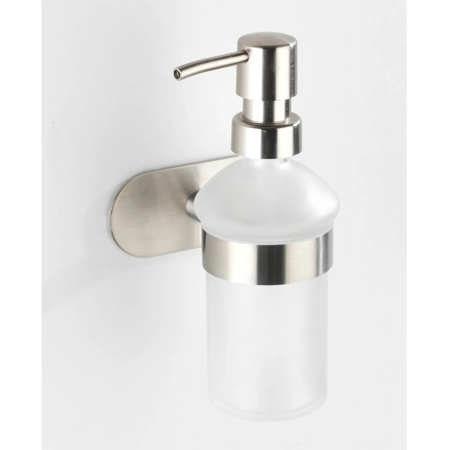 Dispenser sapone Wenko Turbo-Loc Orea adesivo in acciaio inoxopaco 200 ml
