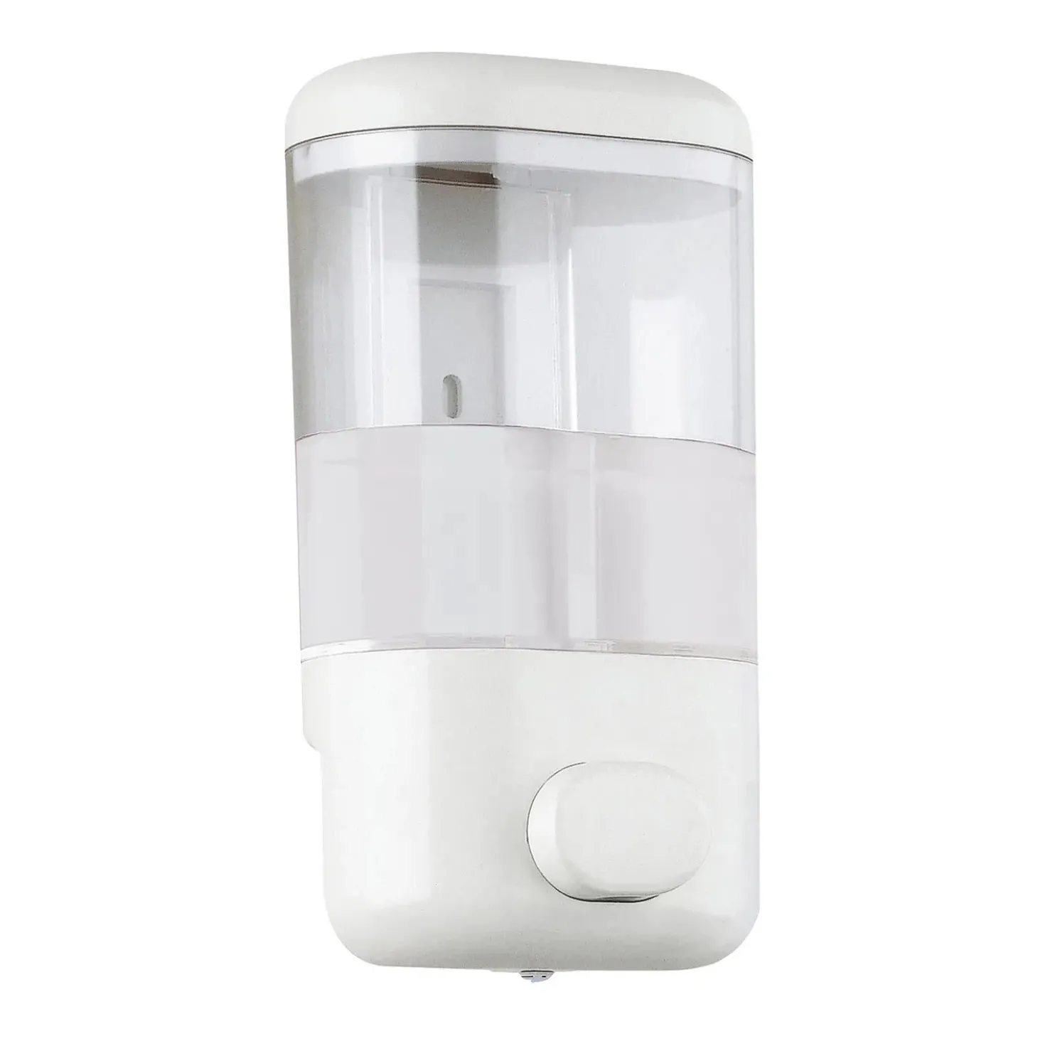Dispenser sapone/gel igienizzante Push Pro in resina e ABS bianco