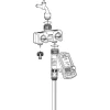 Distributore a 2 vie Gardena per rubinetti da 33.3 mm (G1") e 26,5 mm (G3/4")