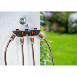 Distributore a 4 vie Gardena per rubinetti da 33.3 mm (G1