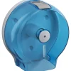 Distributore carta igienica Mini jumbo bianco e azzurro