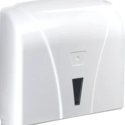 Distributore di salviette in plastica bianco