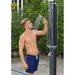 Doccia da giardino solare Bestway nero 35 l