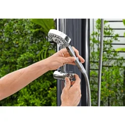 Doccia da giardino solare Bestway nero 35 l