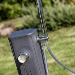 Doccia da giardino solare in polietilene nero 19 l