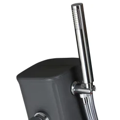 Doccia da giardino solare in polietilene nero 19 l