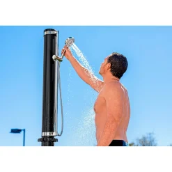 Doccia da giardino solare Bestway nero 20 l