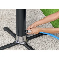 Doccia da giardino solare Bestway nero 20 l