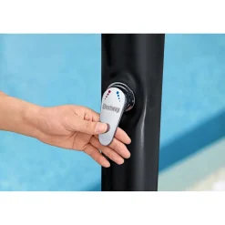 Doccia da giardino solare Bestway nero 20 l
