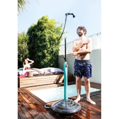 Doccia da giardino Sunny Style Premium blu petrolio