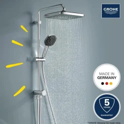 Doccia Grohe Vitalio Start 250 Cube Flex con deviatore