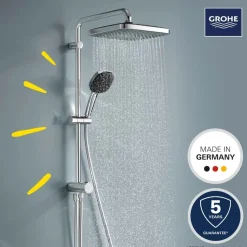 Doccia Grohe Vitalio Start 250 Cube Flex con deviatore