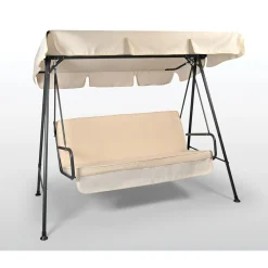 Dondolo da giardino 3 posti Twist 197x110 x154 cm