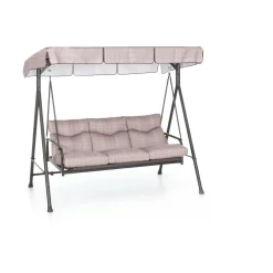 Dondolo da giardino Madagascar beige 3 posti
