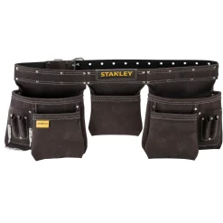 Doppio fodero Stanley porta utensili in cuoio