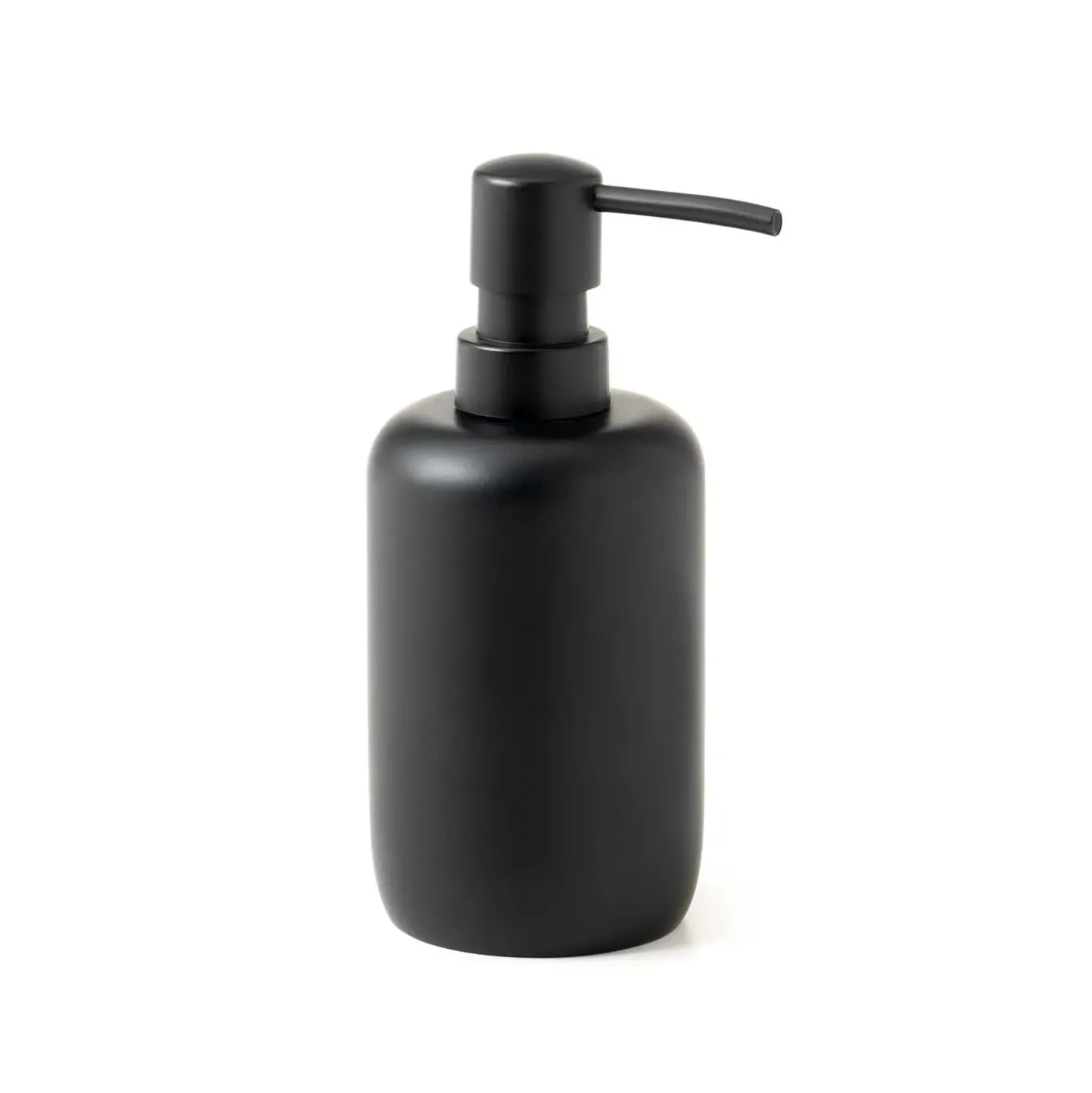Dosasapone bagno Brenda in resina 350 ml nero matt