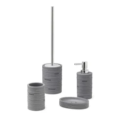 Dosasapone bagno Helen in resina 270 ml grigio