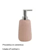 Dosasapone bagno Marika in ceramica 400ml rosa