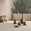 Dosasapone bagno Wilma in ceramica 450 ml verde salvia