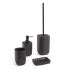 Dosasapone bagno Ylenia in resina 310 ml nero matt
