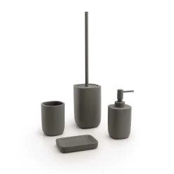 Dosasapone bagno Ylenia in resina 310 ml gun metal
