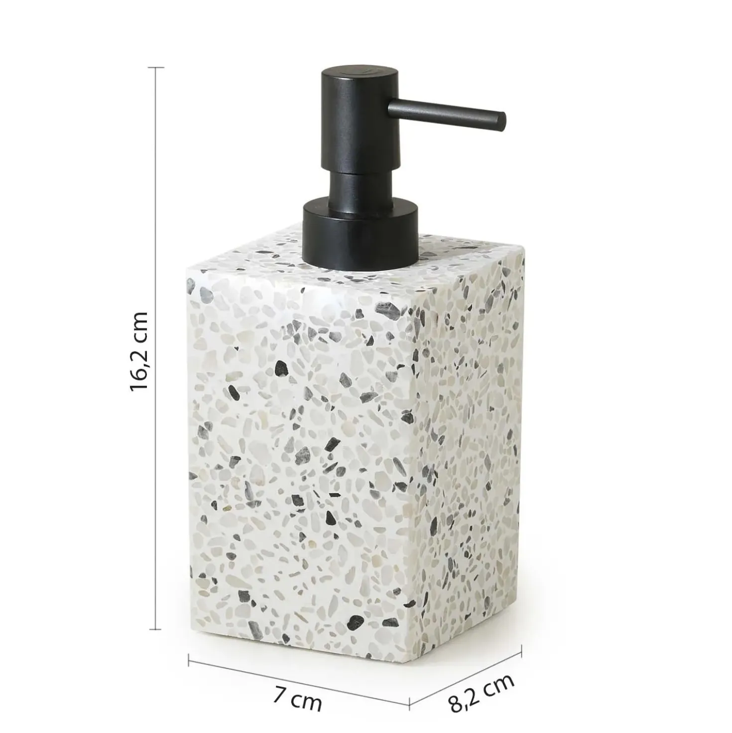 Dosasapone bagno Zoe in resina 250 ml bianco