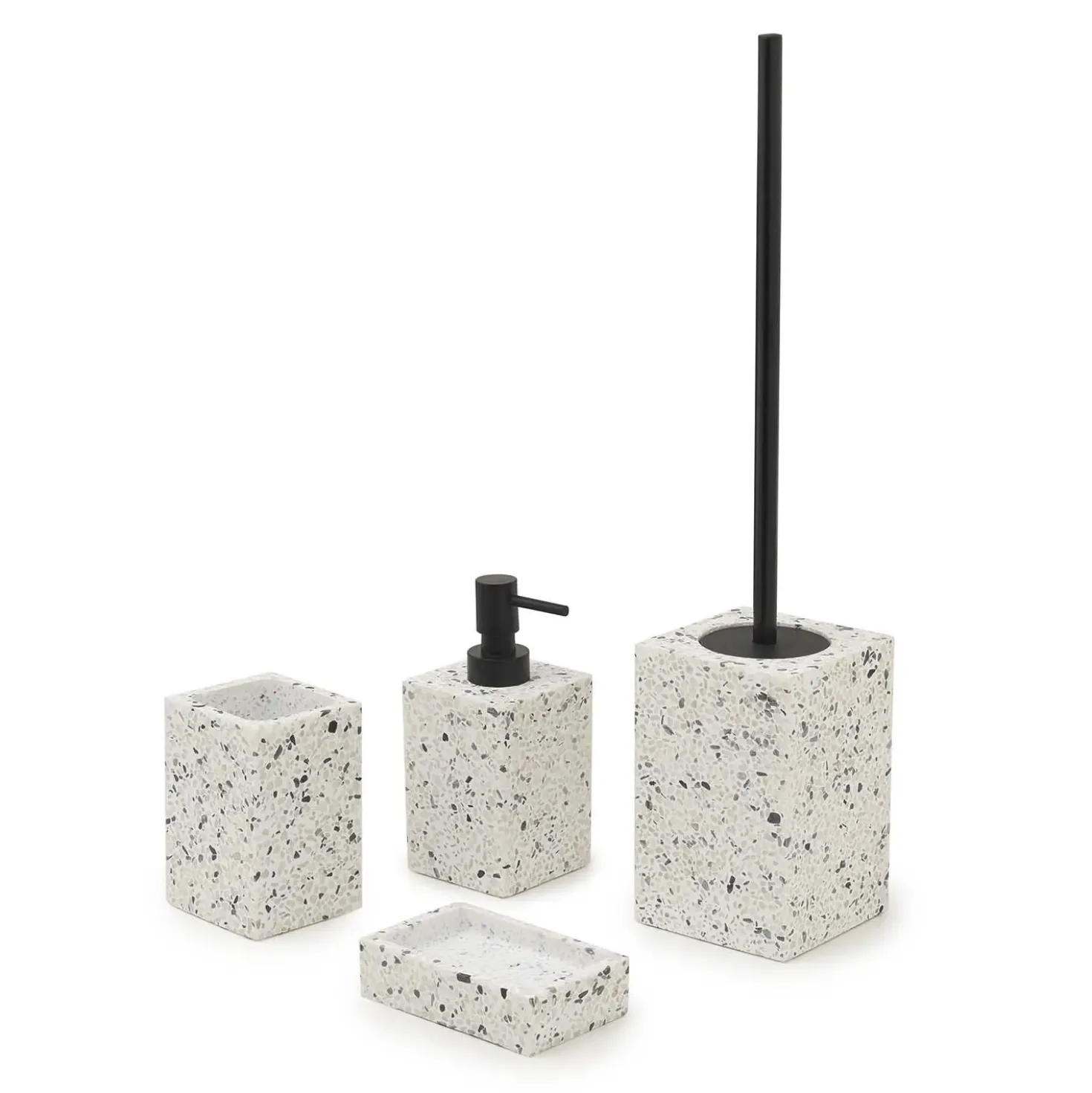 Dosasapone bagno Zoe in resina 250 ml bianco