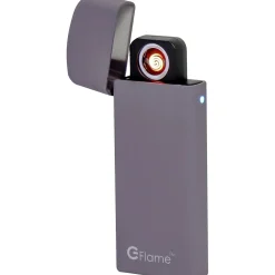 E-FLAME Accendino ricaricabile USB grigio