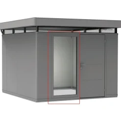 Elemento in vetro per CasaNova Biohort Grigio quarzo metallizzato