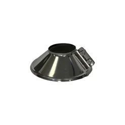 Faldale per tetto inclinato in acciaio inox AISI 316 Ø 100 mm