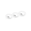 Faretti da incasso kit Jura orientabile bianchi Ø 8,3 cm 3 pz