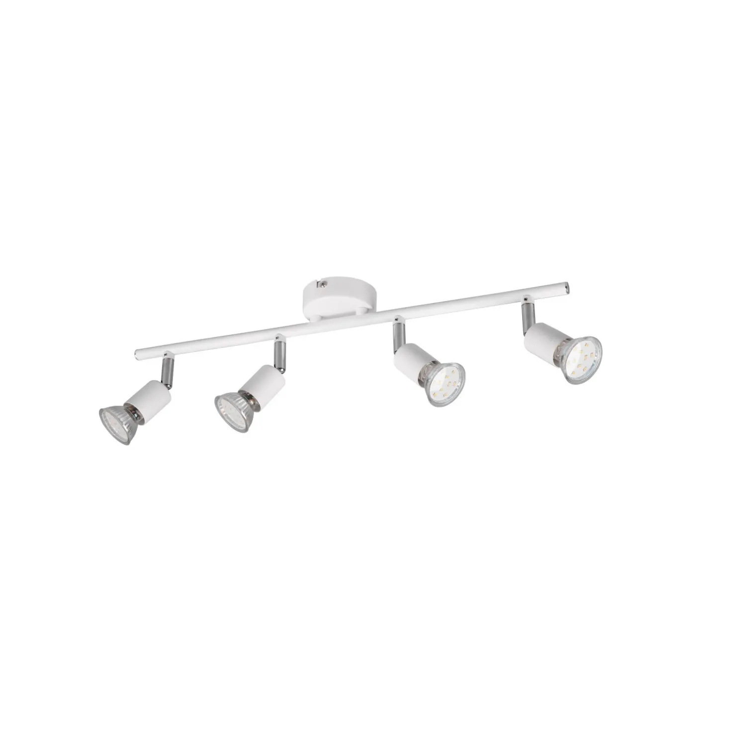 Faretto 4 luci Paris L 50 cm bianco