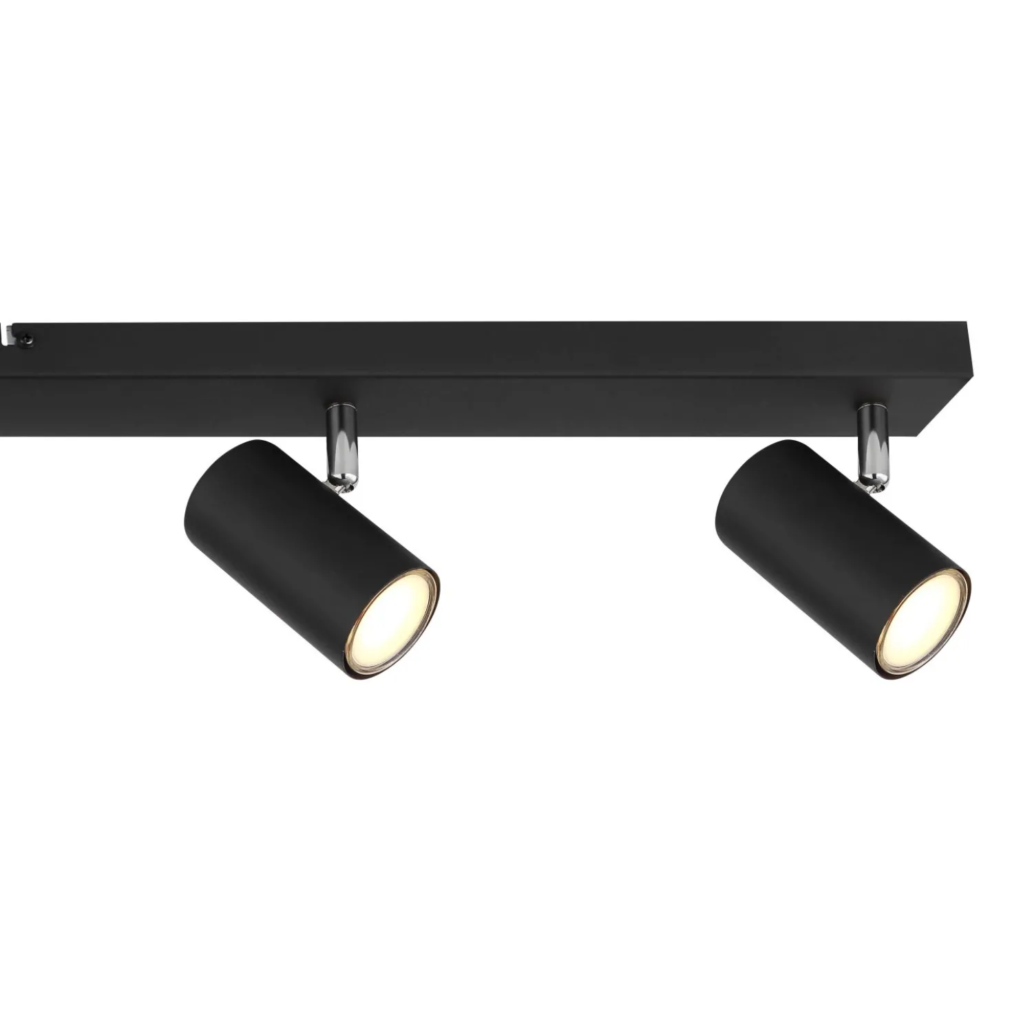 Faretto Globo Robby a 6 luci nero opaco 1150x60x120 mm