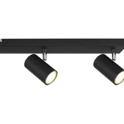 Faretto Globo Robby a 6 luci nero opaco 1150x60x120 mm
