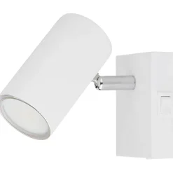 Faretto Globo Robby 7x10 cm bianco
