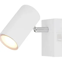 Faretto Globo Robby 7x10 cm bianco