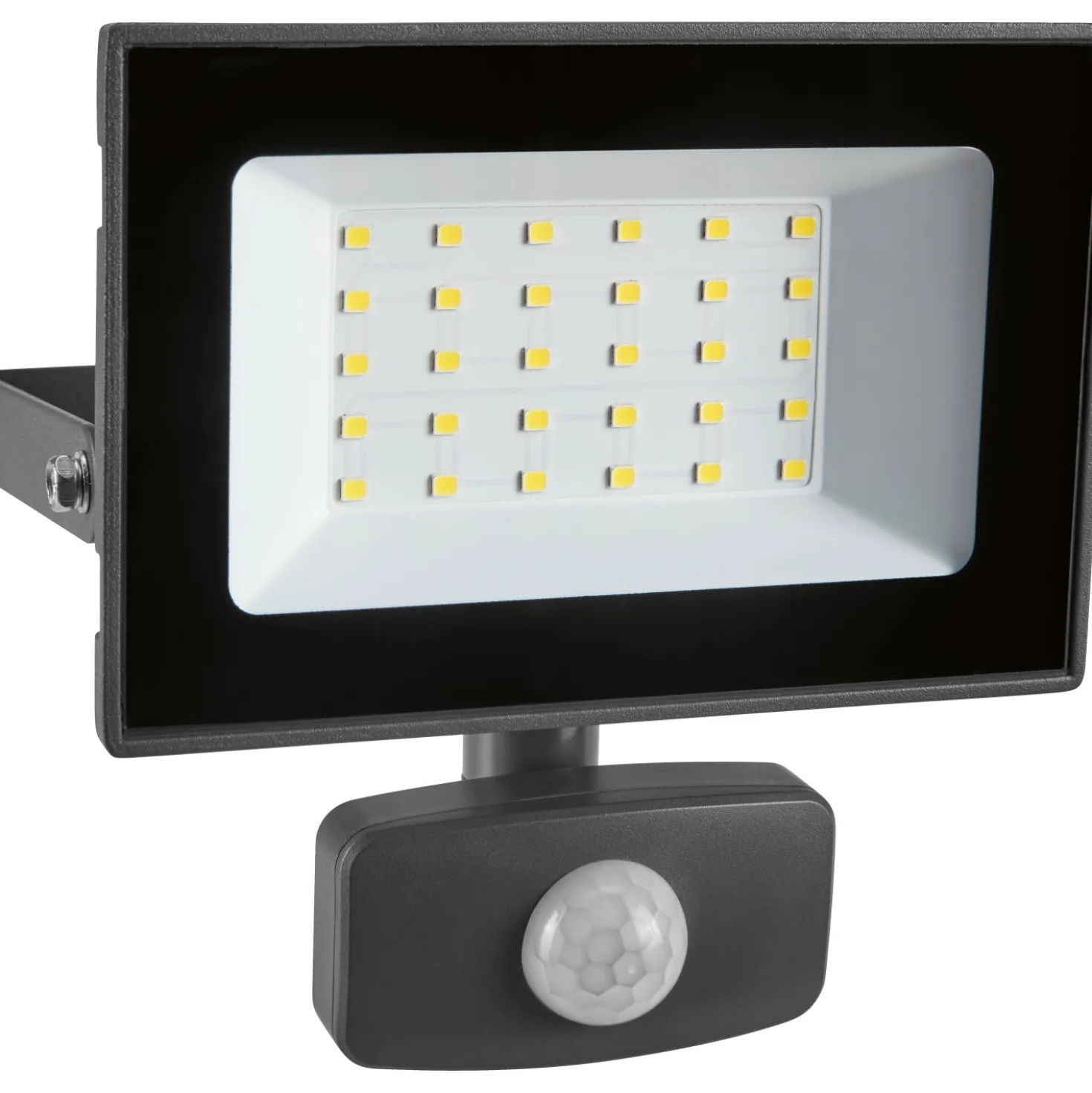 Faretto LED 30 W con sensore Grigio