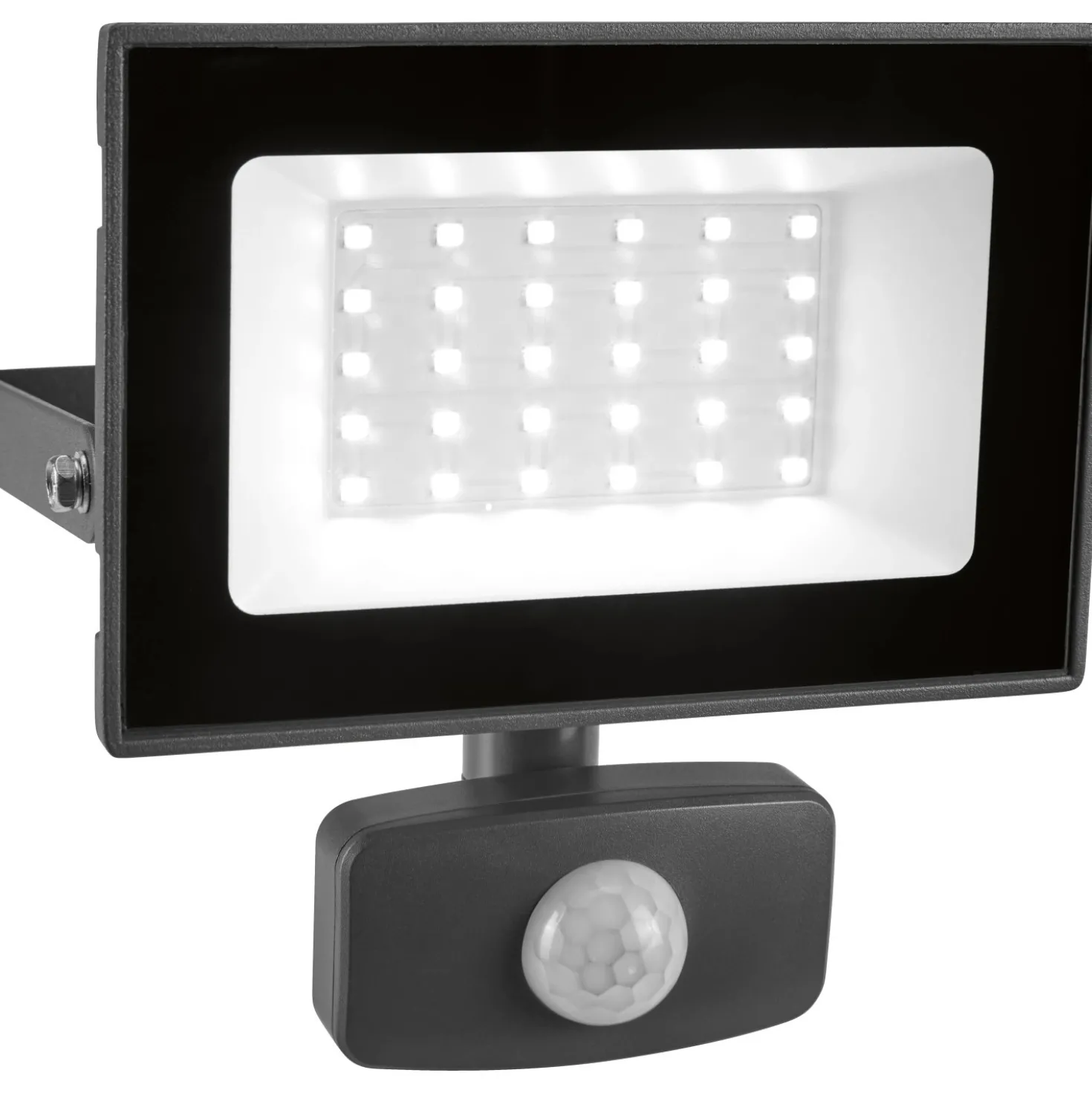 Faretto LED 30 W con sensore Grigio